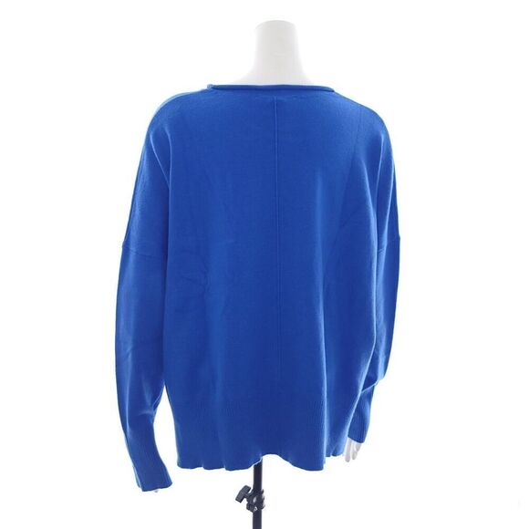 French Connection Solid Blue Pullover Sweater Womens Large - Picture 5 of 10